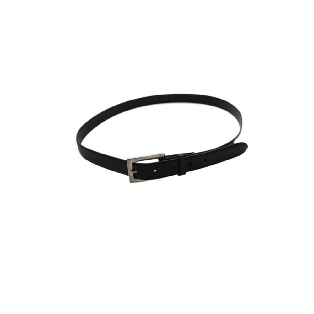 Ralph Lauren Womens Leather Square Buckle Detail Belt Black Size 40